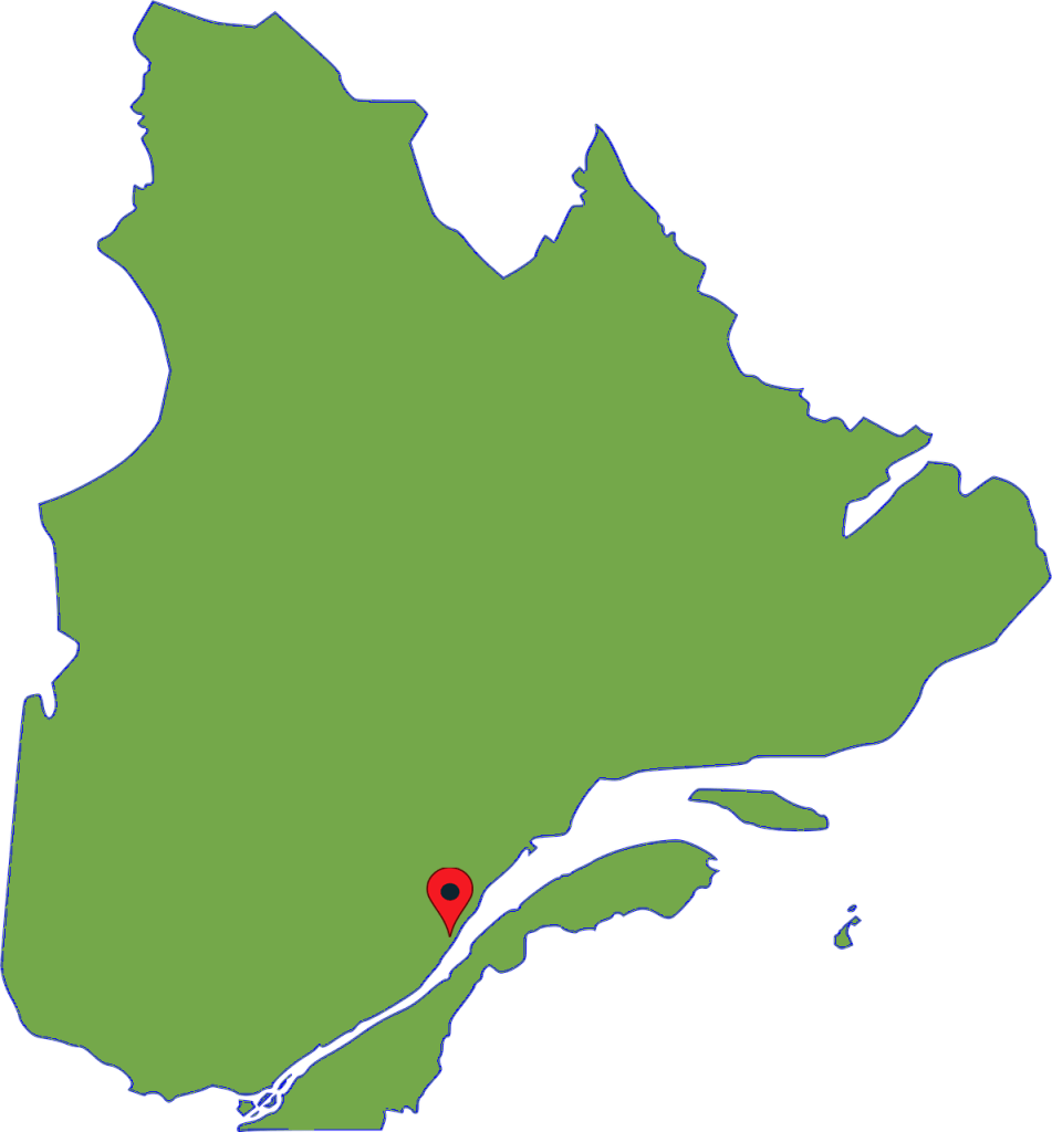 DIVINI-TEA | CONTACT | Quebec map in green