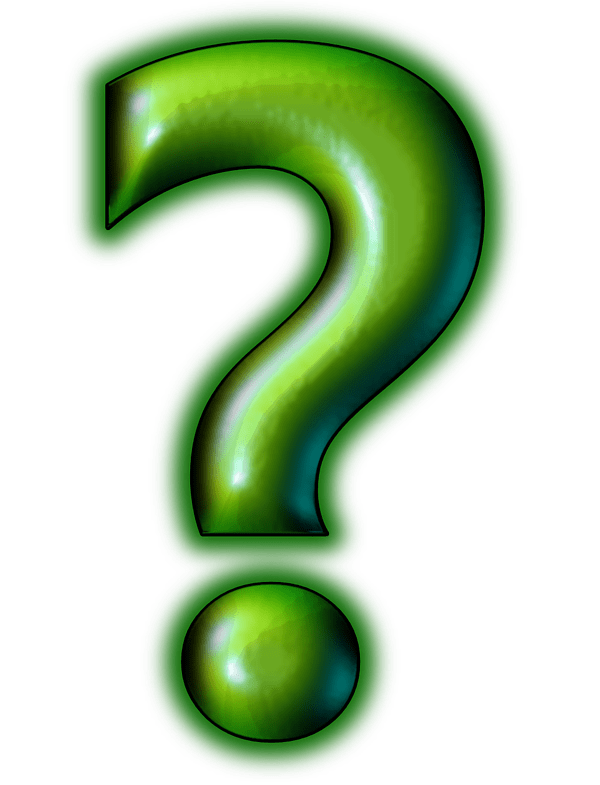 DIVINI-TEA | FAQ | Big green question mark